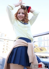 494SIKA-028 生意気ハーフギャルJ○がオジサンとの3Pでチ○コ中毒に…！の画像