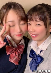 491TKWA-162 超仲良しビッチひかり＆しずく2人組J〇の生チン奪い合い中出し円光動画その2の画像