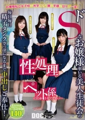 DOCP-284 お嬢様私立女子校が共学になり僕の平穏な日々が一変！ドSなお嬢様率いる美人生徒会の性処理ペット係に任命されてしまい…毎日毎日精子タンク空っぽになるまで中出しご奉仕！の画像