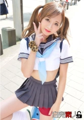 494SIKA-126 エロ体操着姿のスレンダーギャルと中出し3Pの画像