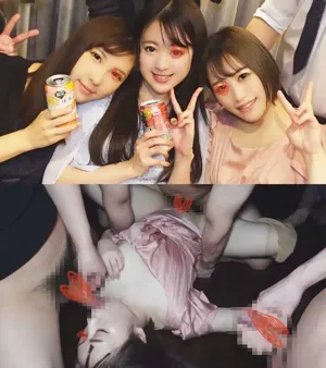 13360360264f88544c3 【特典3本】成人式同窓女子会／都内有名私大付属女子校バトン部OG3名①《限定最高画質》の画像