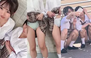 176827624bcd074f8cb 炉JK2人組 撮バレ→オナ見てもらう神展開、パンティ生脱ぎも。の画像